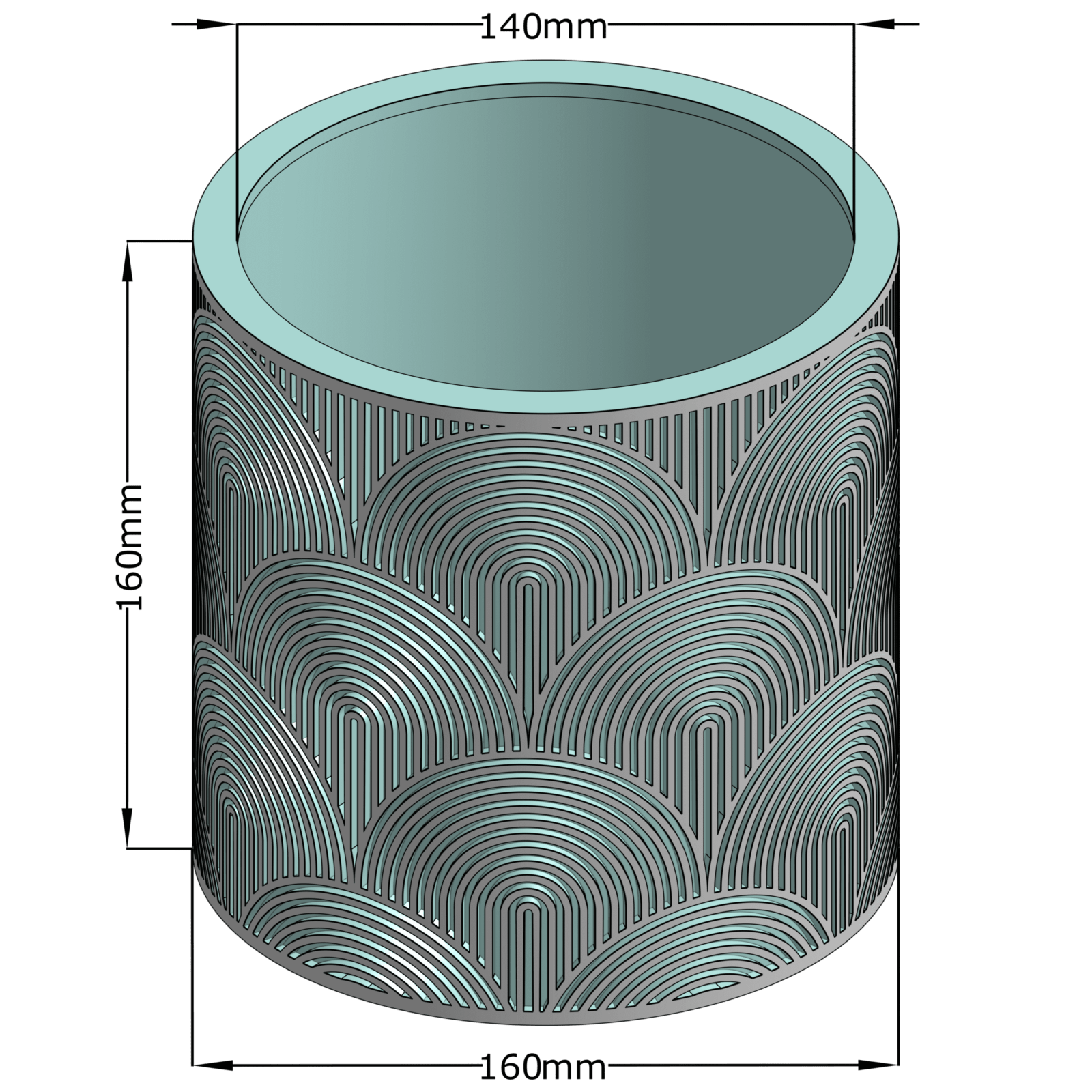 Arche répétée avec mesure XL