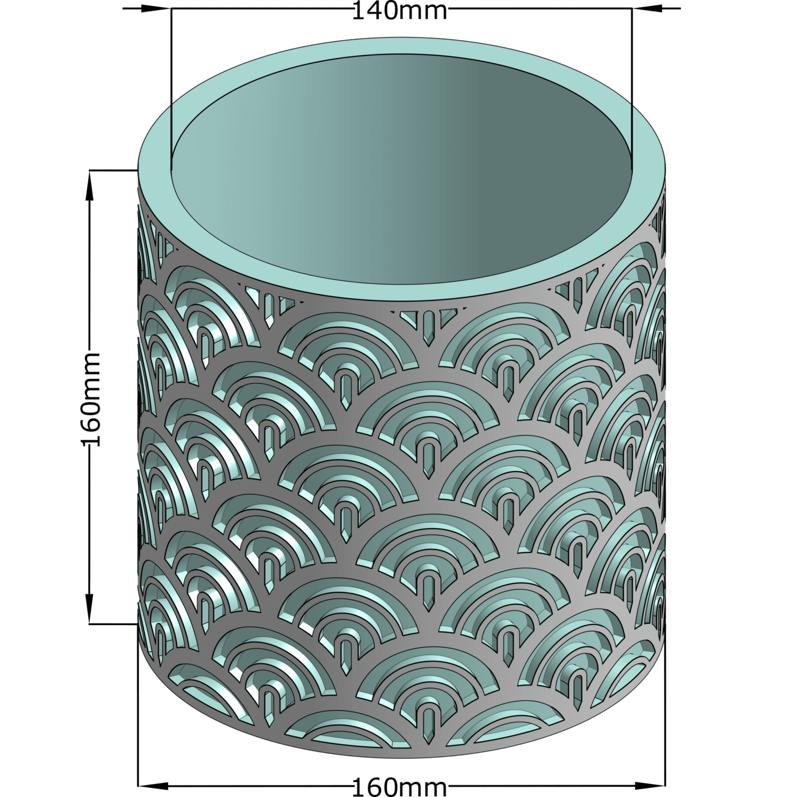 Ecailles avec mesure XL